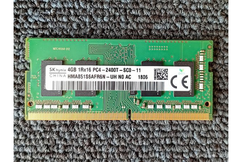 Memorie laptop SK Hynix 4GB DDR4, 2400MHz, PC4-2400T, Second Hand